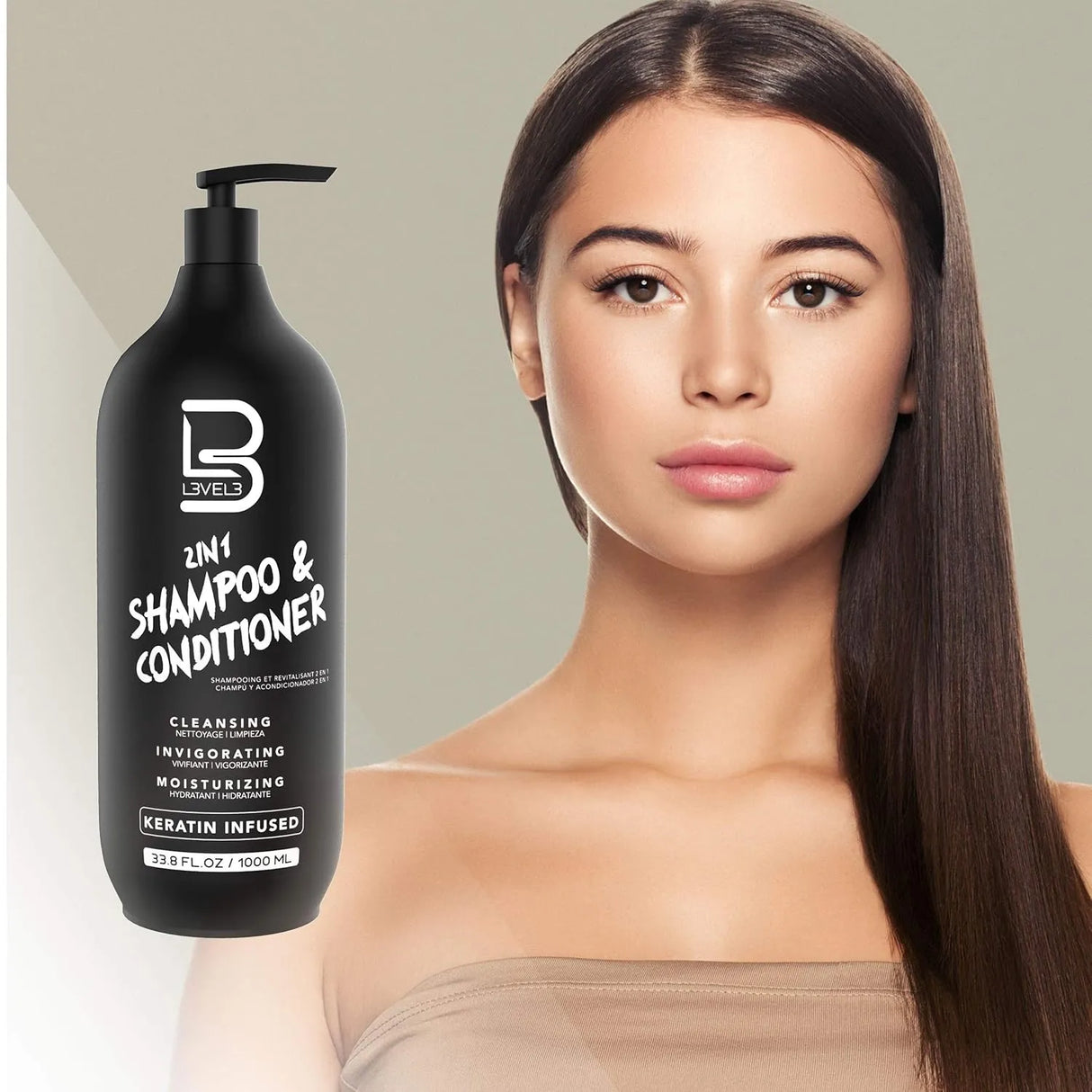 2 In 1 Shampoo & Conditioner-L3VEL3