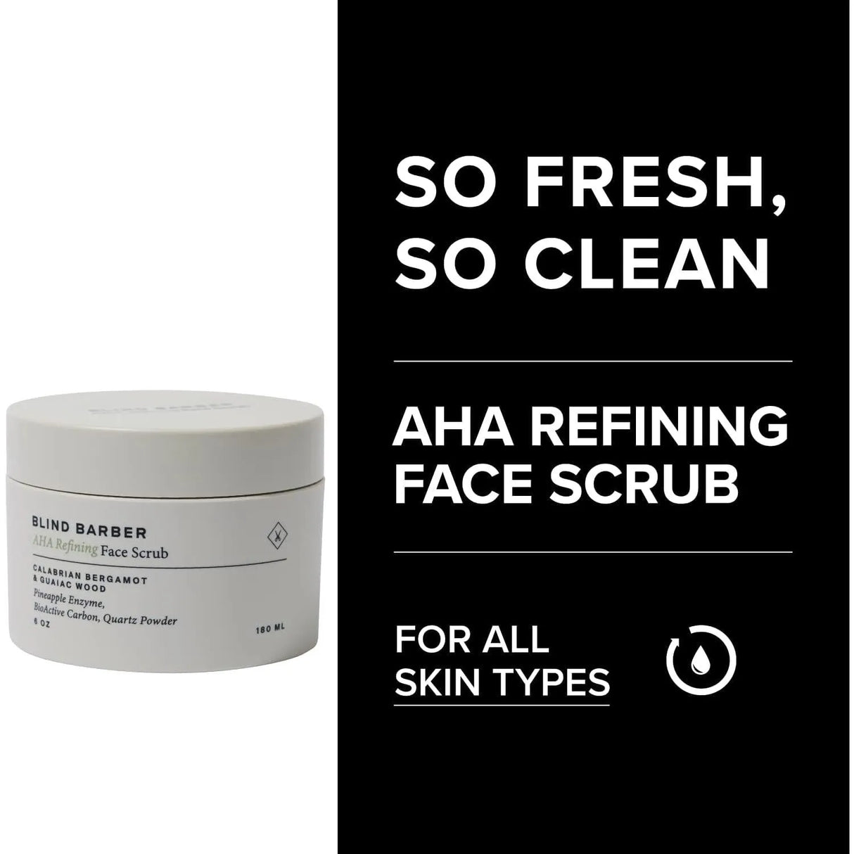 AHA Refining Face Scrub-Blind Barber