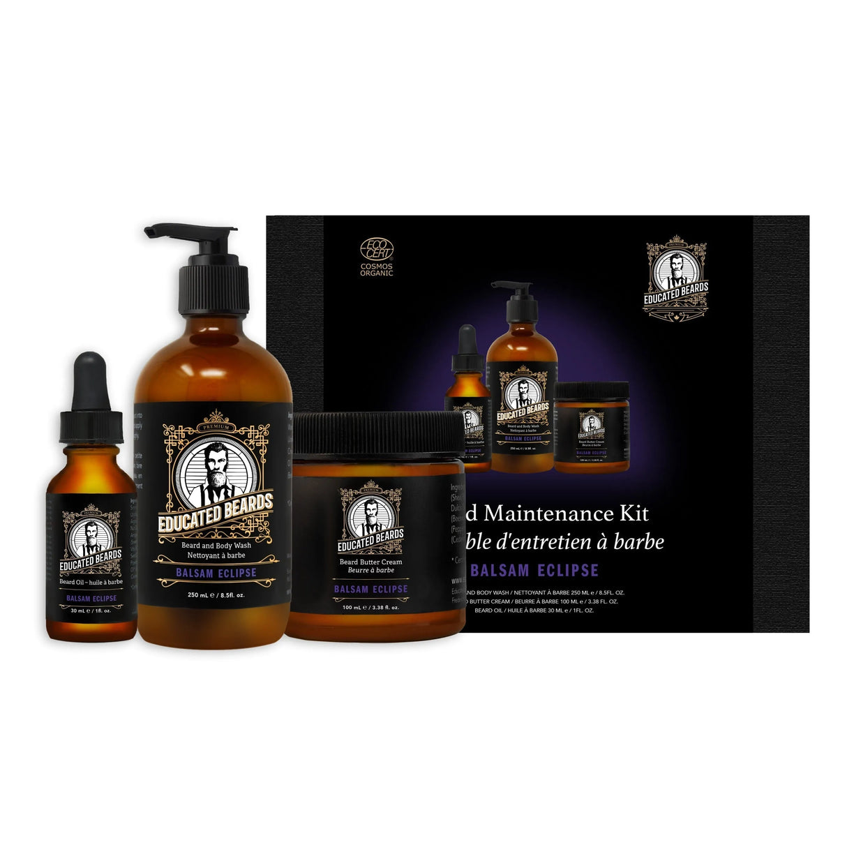 Balsam Eclipse Beard Maintenance Kit-Educated Beards