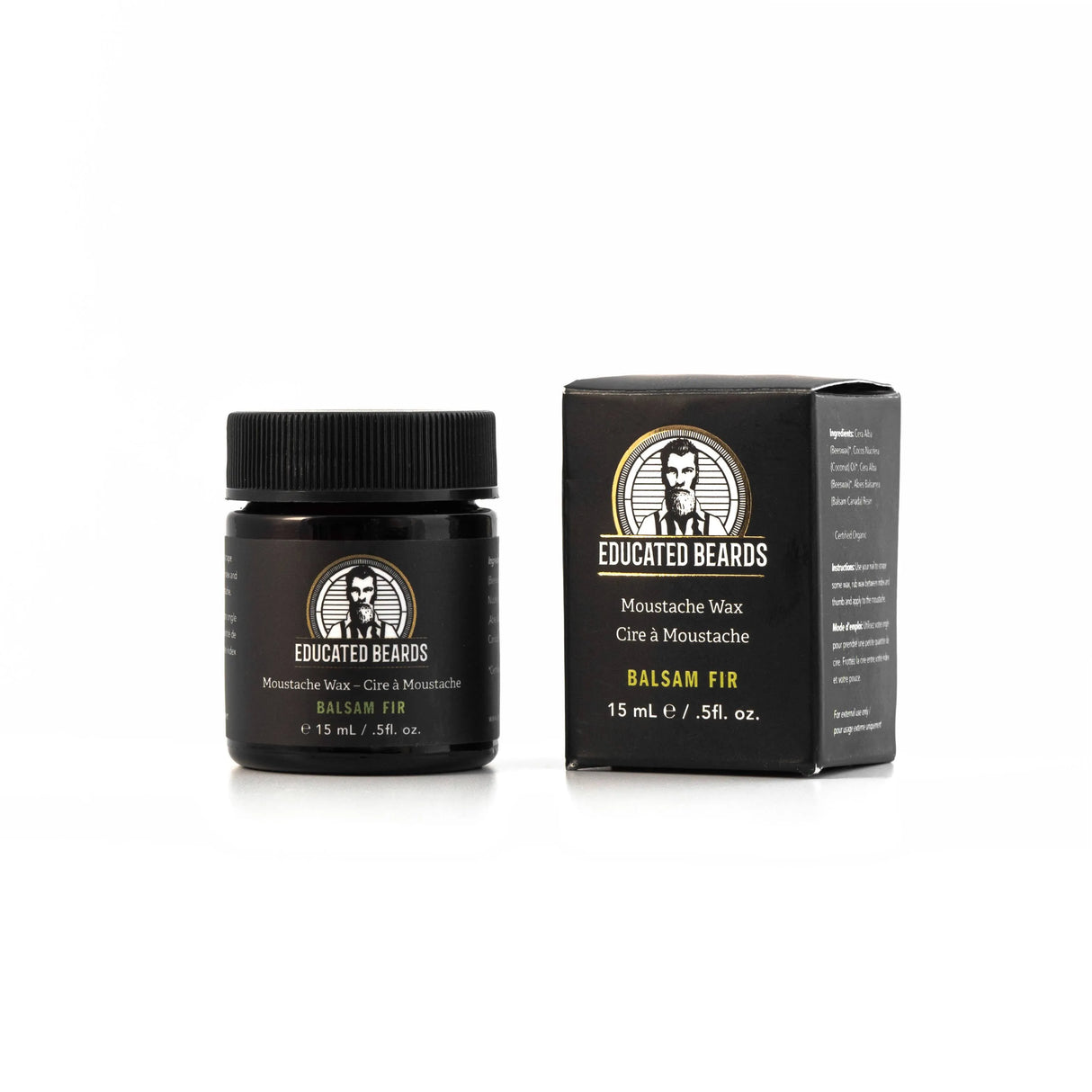 Balsam Fir Moustache Wax-Educated Beards