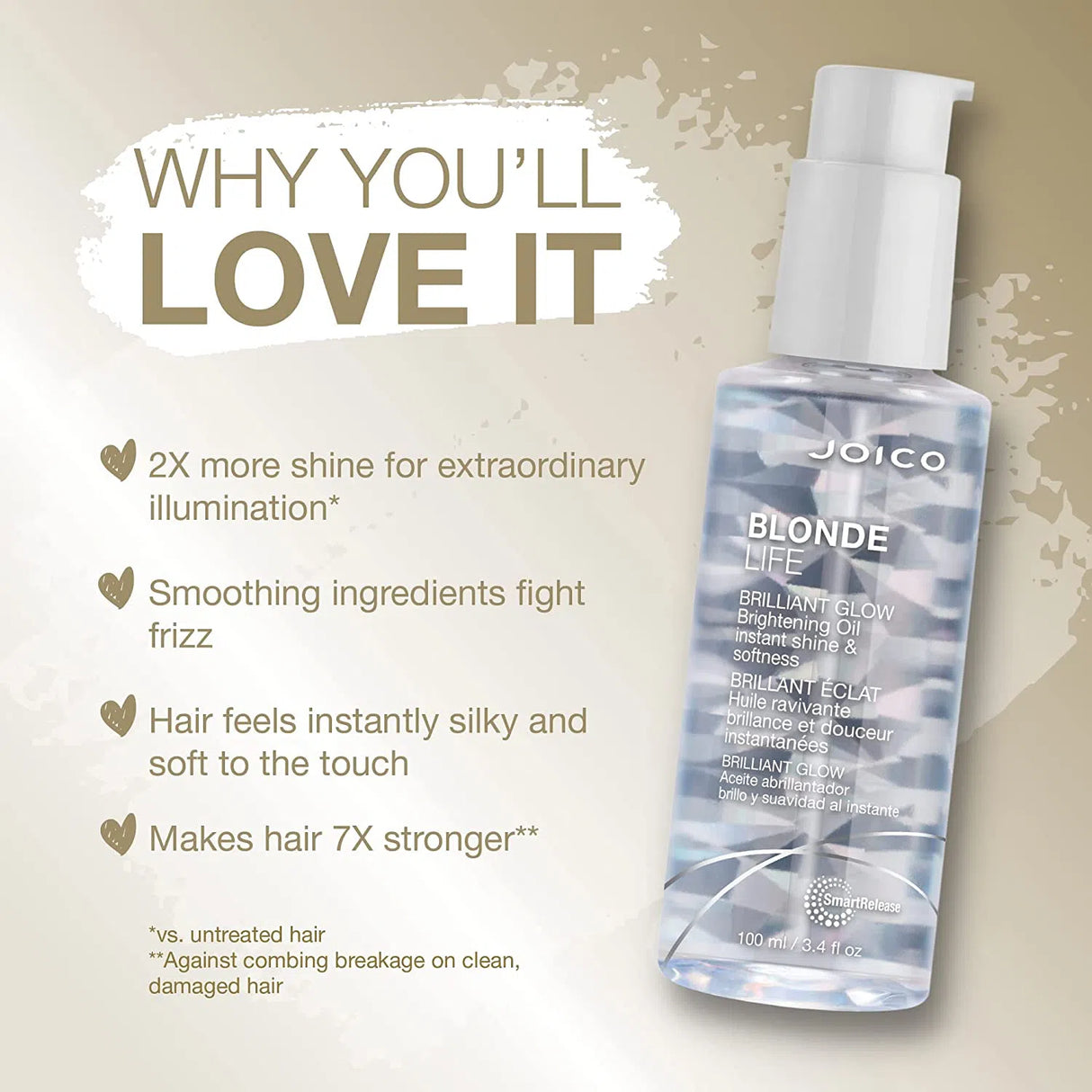 Blonde Life Brilliant Glow Brightening Oil-Joico