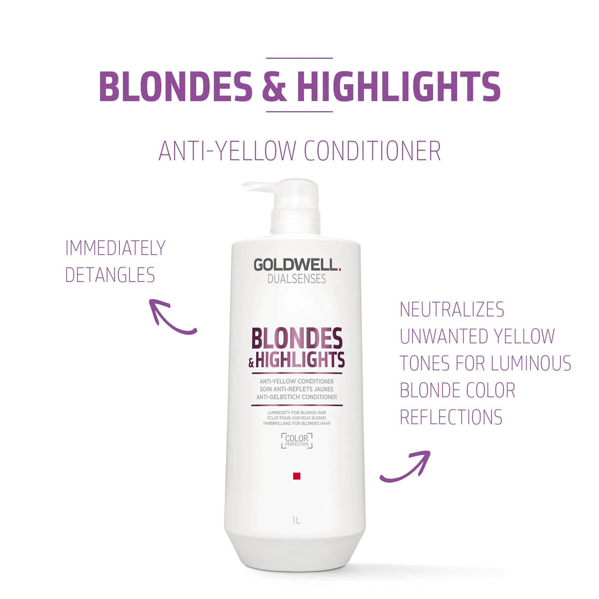 Blondes + Highlights Anti-Yellow Conditioner-Goldwell