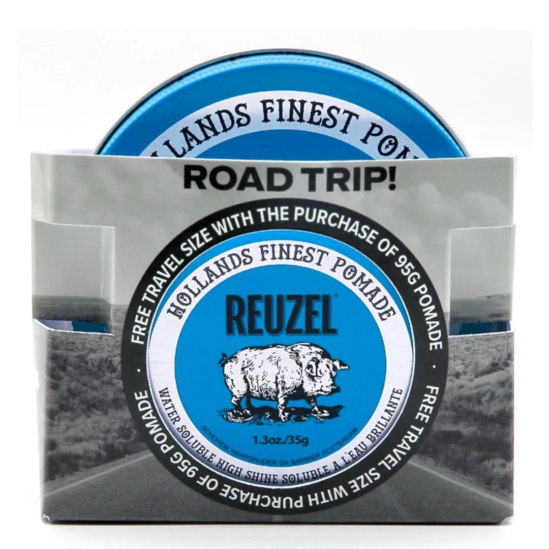Blue Strong Hold Pomade Road Trip-Reuzel