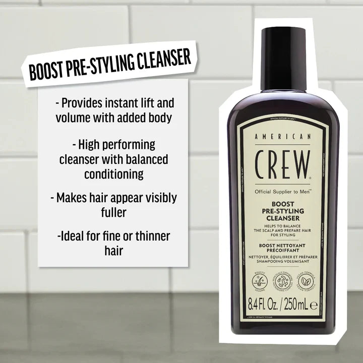 Boost Pre-Styler Shampoo-American Crew