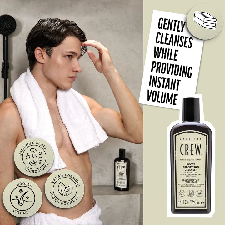 Boost Pre-Styler Shampoo-American Crew