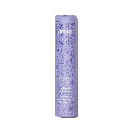 Bust Your Brass Cool Blonde Repair Shampoo-Amika