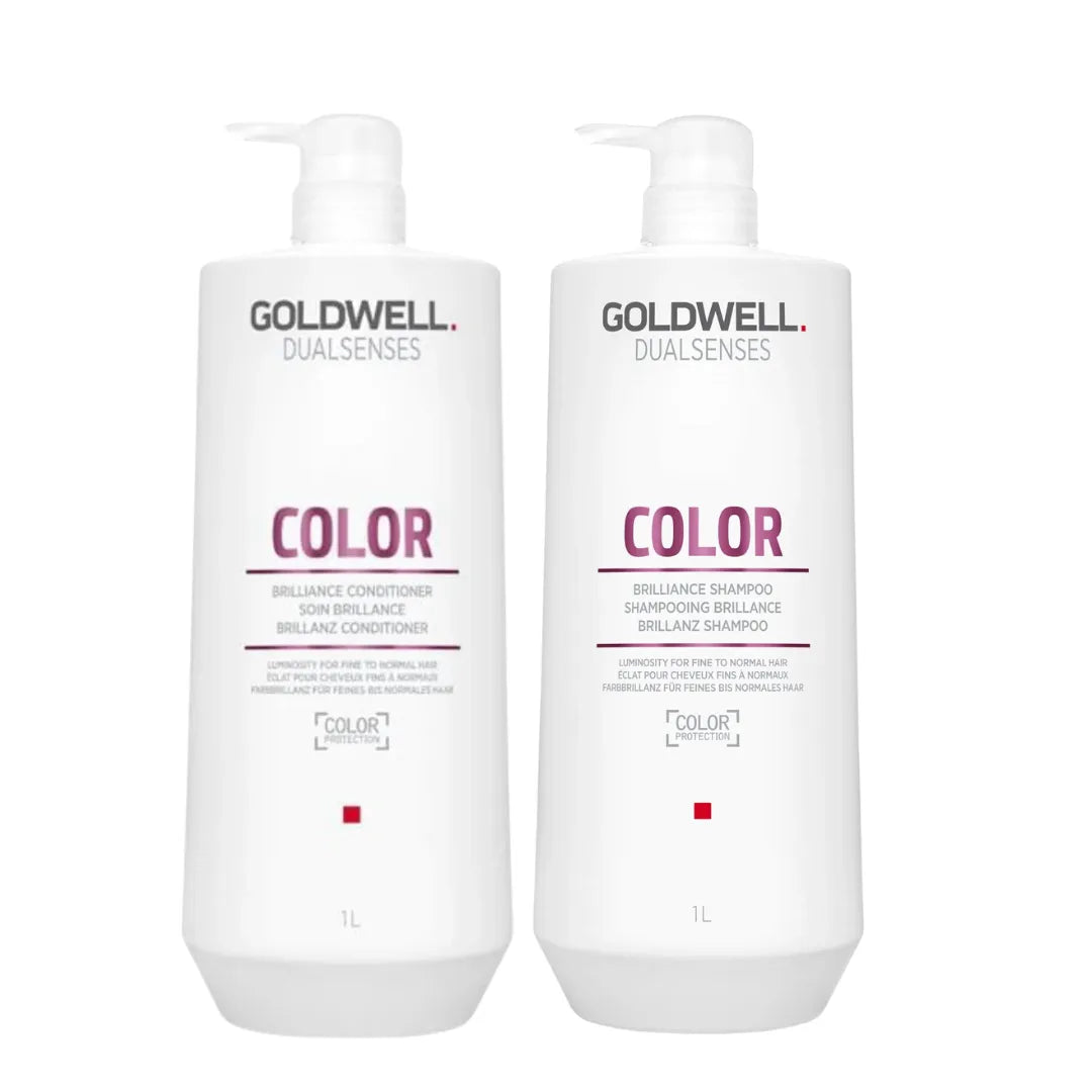 Color Brilliance Shampoo + Conditioner 1L Duo-Goldwell