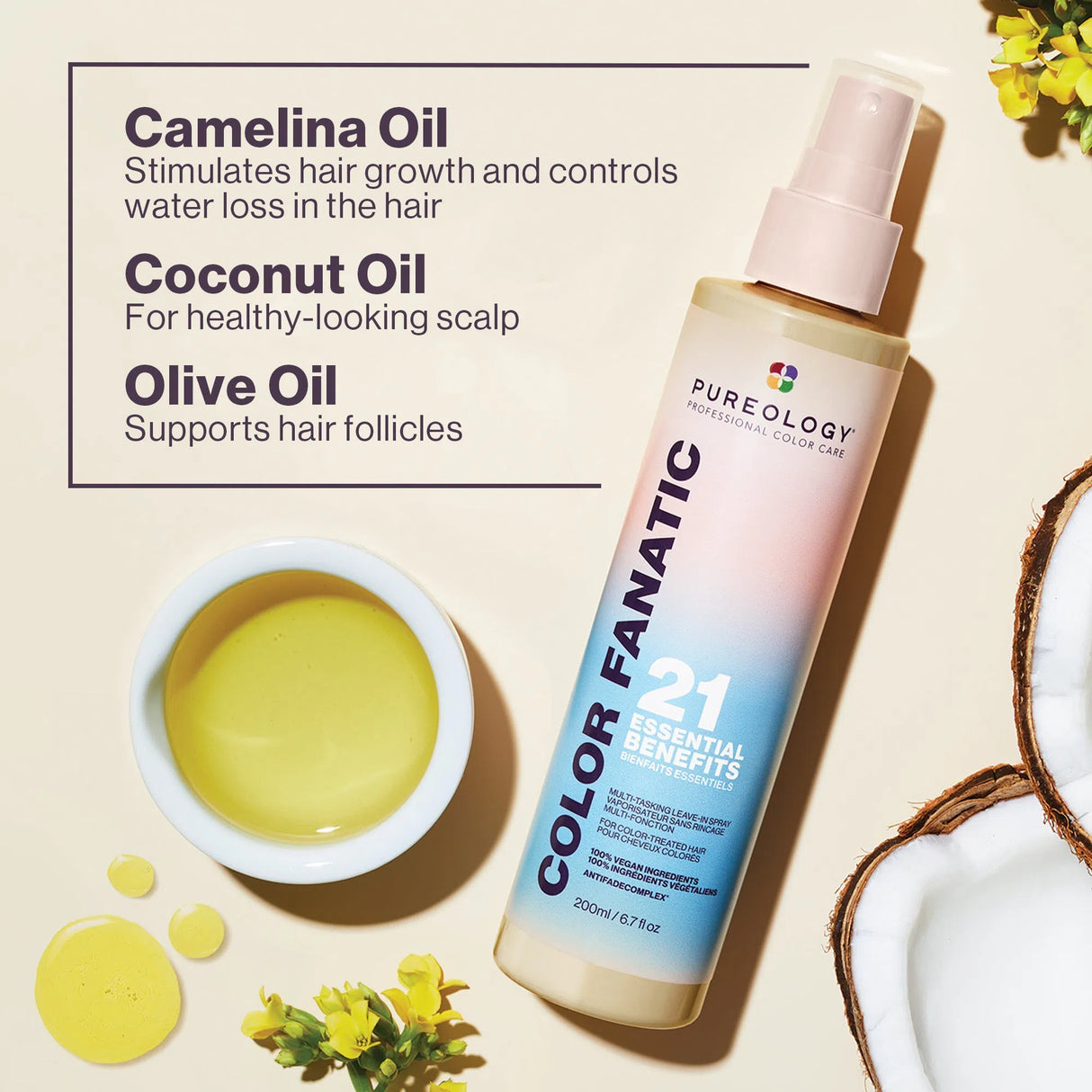 Color Fanatic Multi-Tasking Leave-in Spray-Pureology