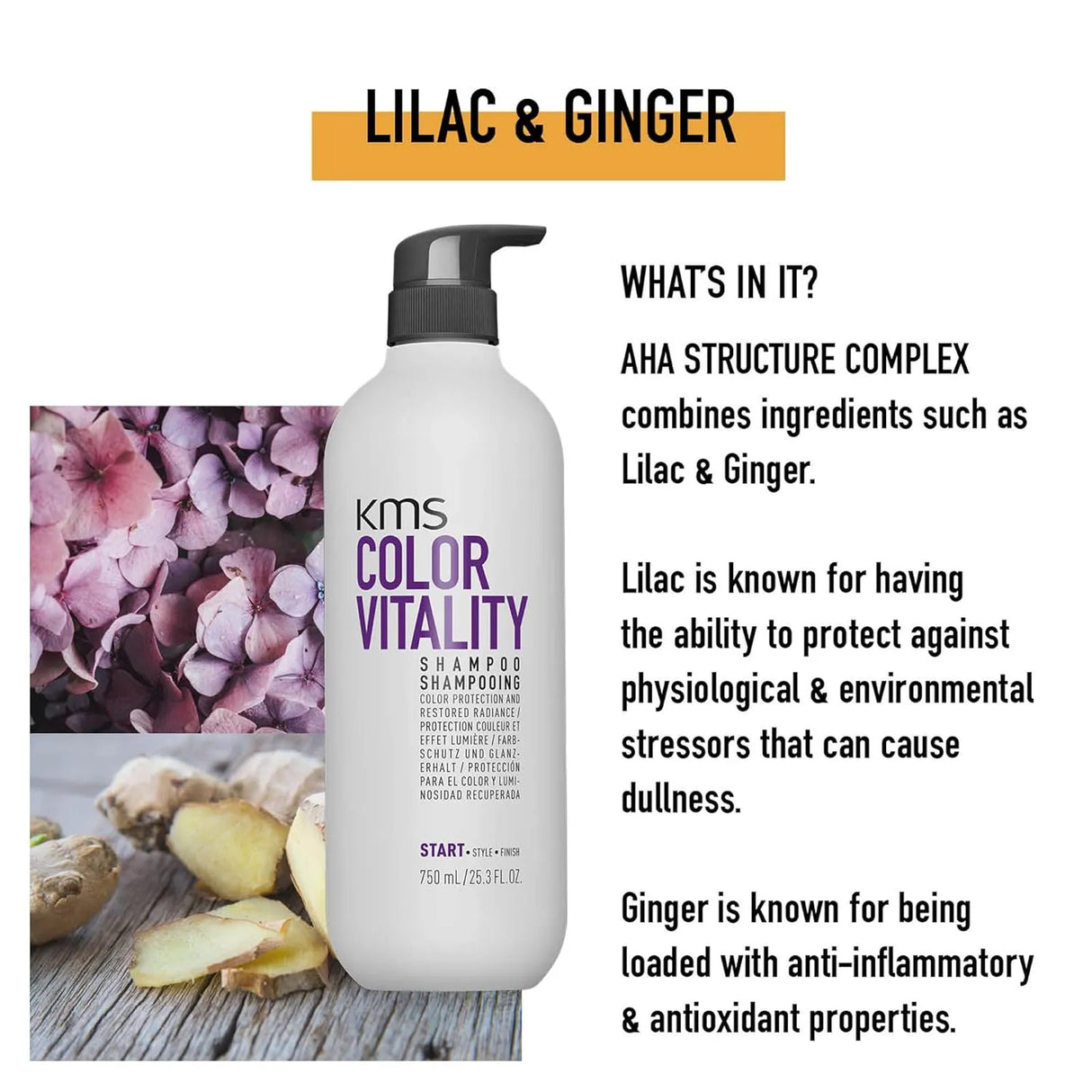 Colorvitality Shampoo + Conditioner 750ML Duo-KMS