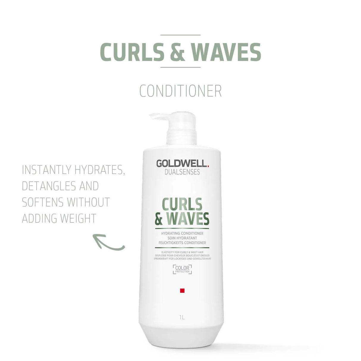 Curls + Waves Hydrating Conditioner-Goldwell