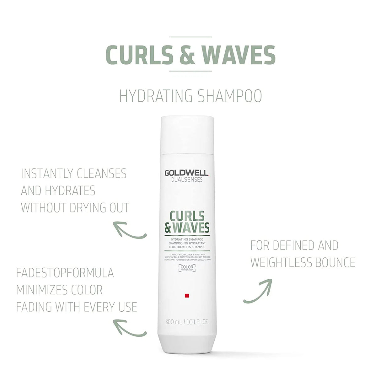 Curls + Waves Hydrating Shampoo-Goldwell