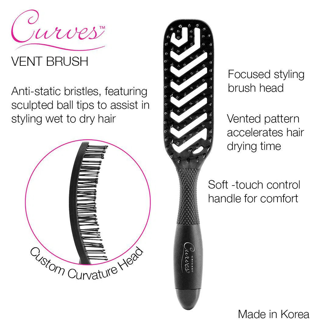 Curves Vent Brush-Cricket