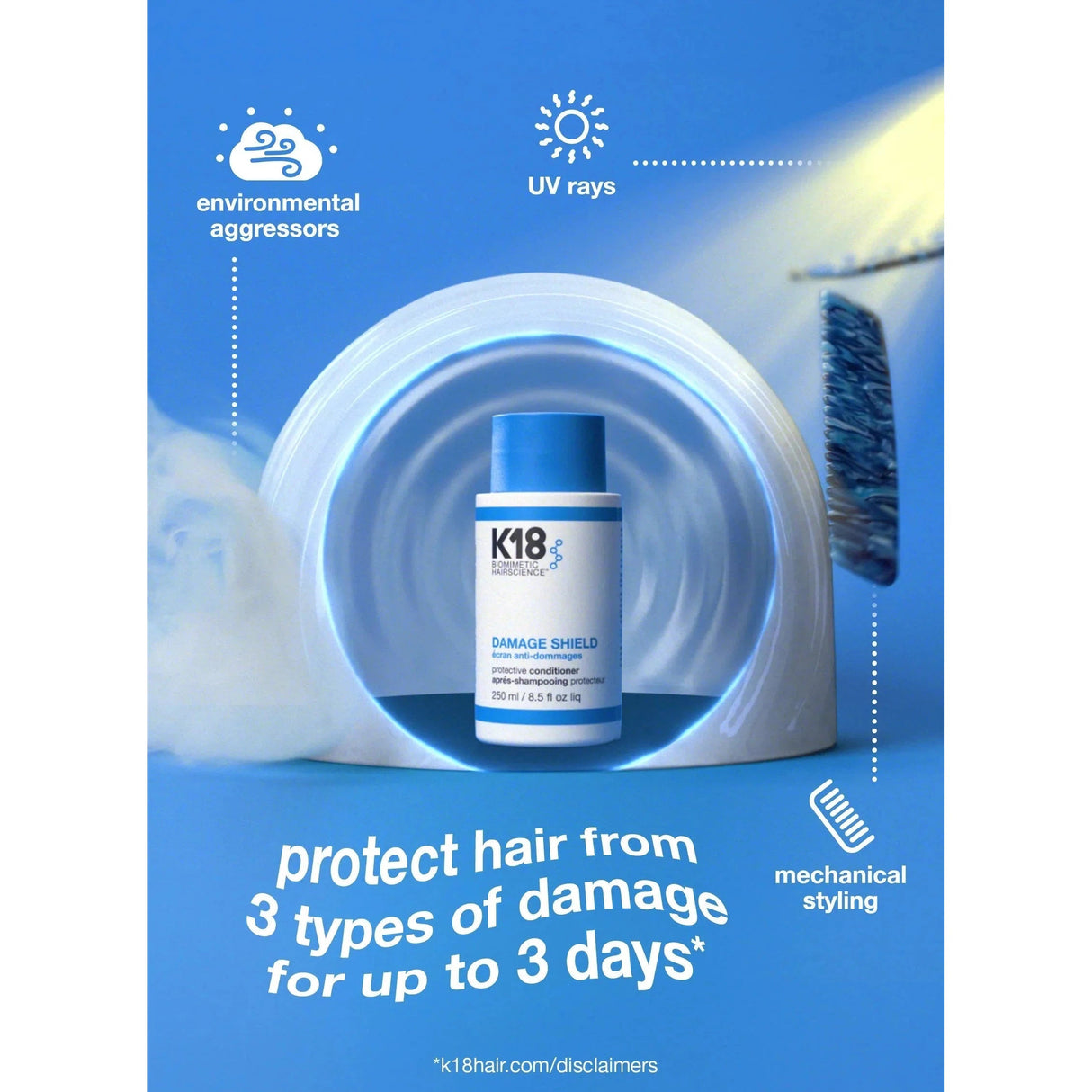 Damage Shield Protective Conditioner-K18 Biomimetic Hairscience