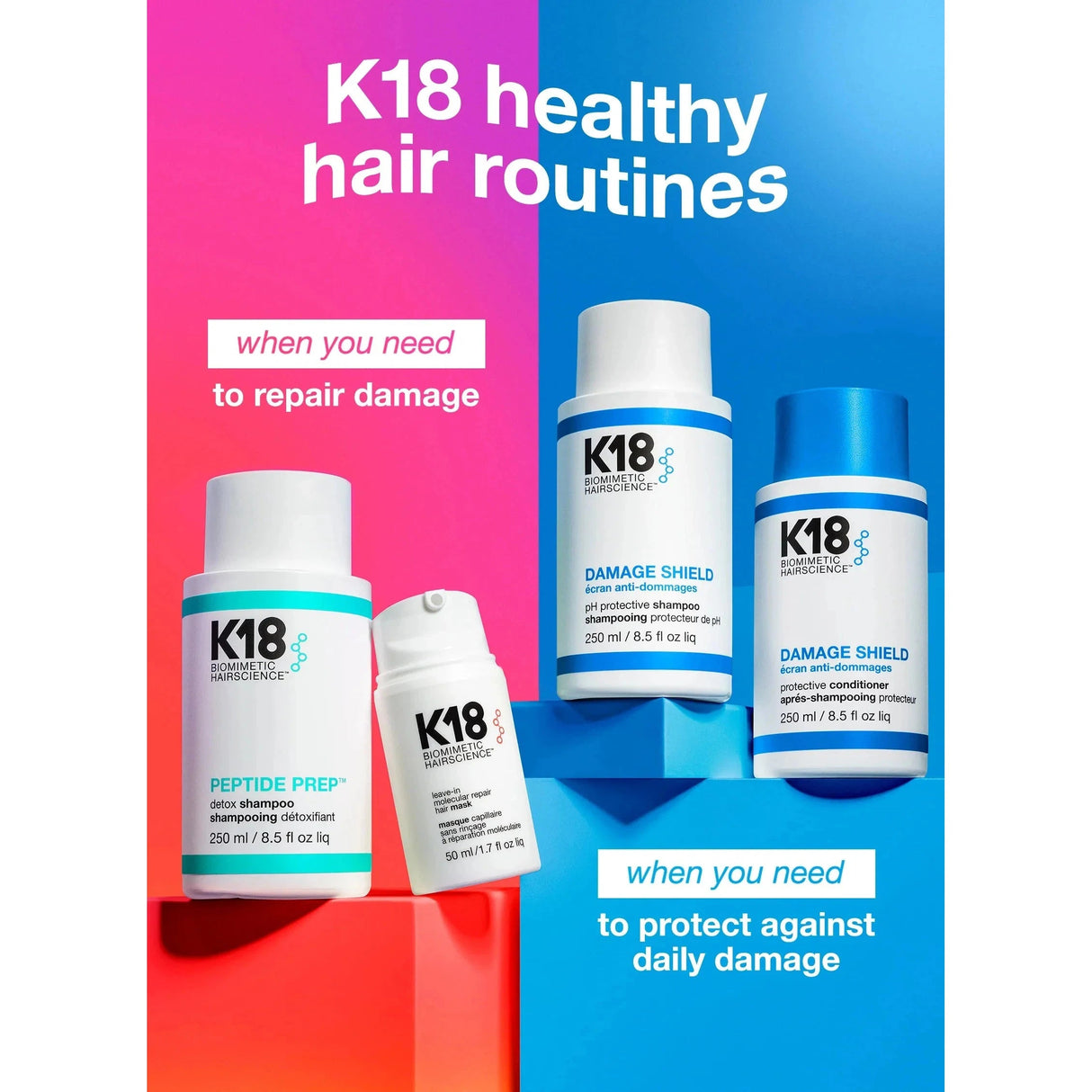 Damage Shield Protective Conditioner-K18 Biomimetic Hairscience