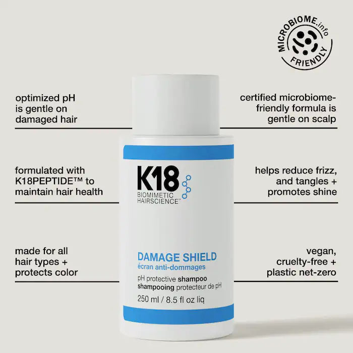 Damage Shield pH Protective Shampoo-K18 Biomimetic Hairscience
