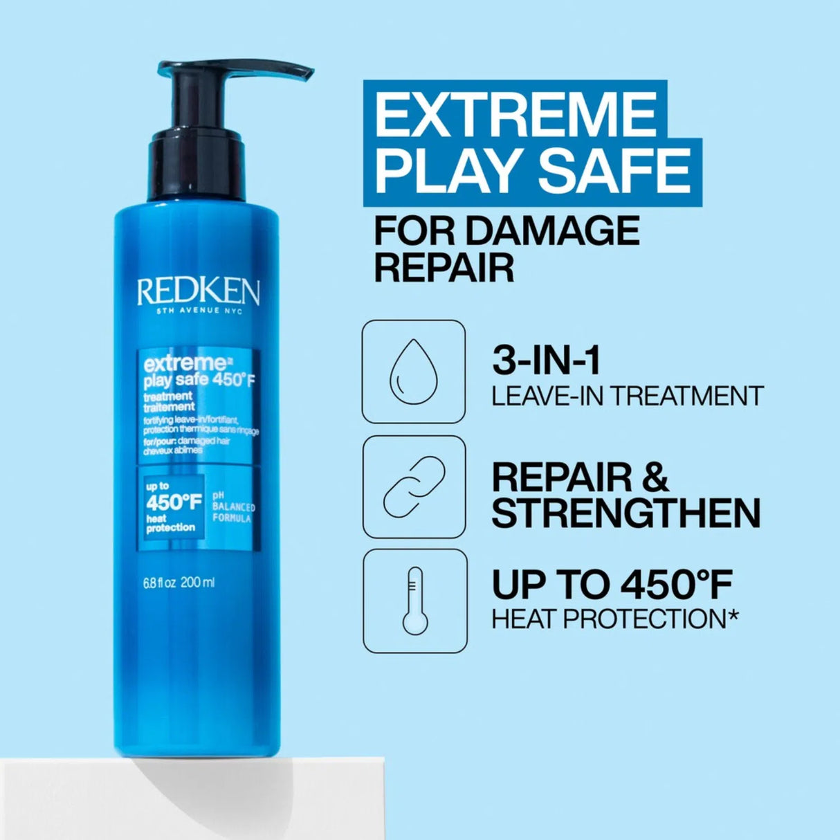 Extreme Play Safe Heat Protectant-Redken