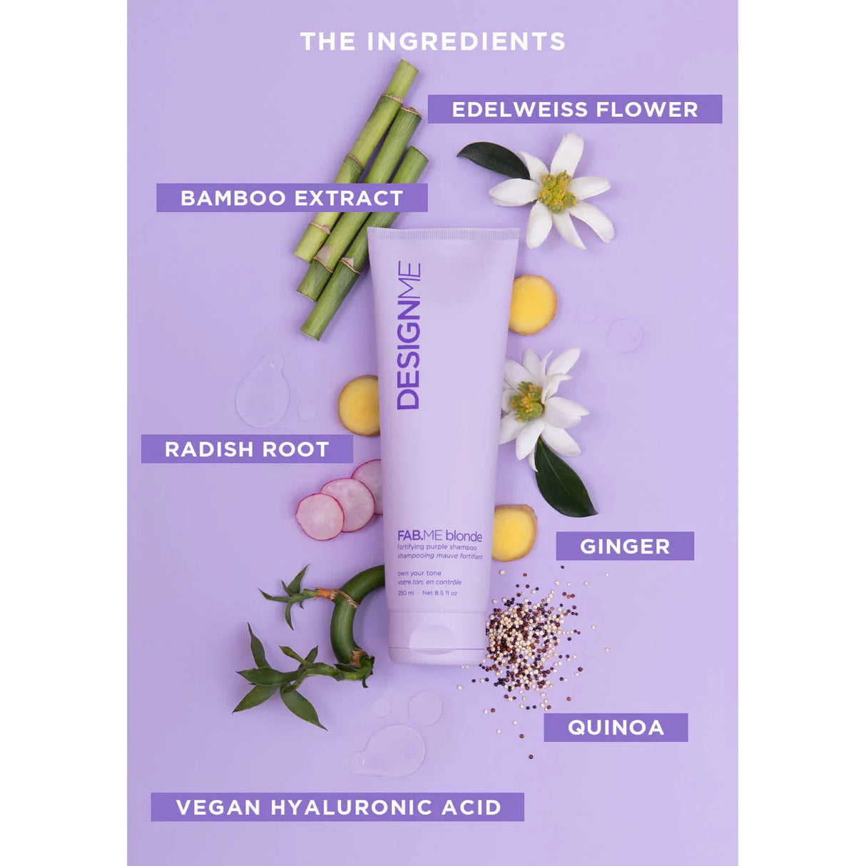 Fab.Me Blonde Purple Shampoo-Design.Me