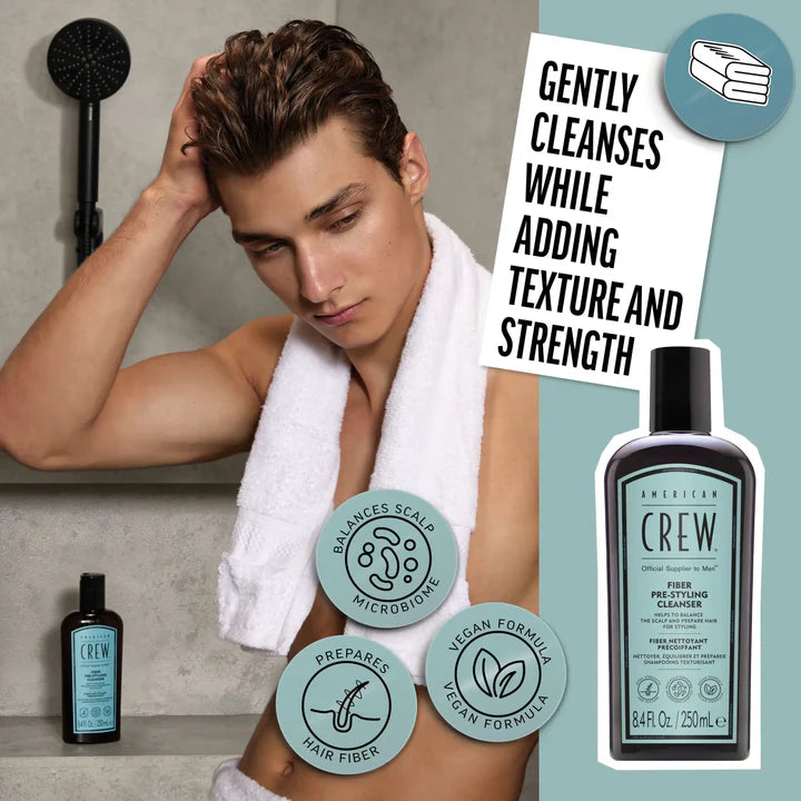 Fiber Pre-Styler Shampoo-American Crew