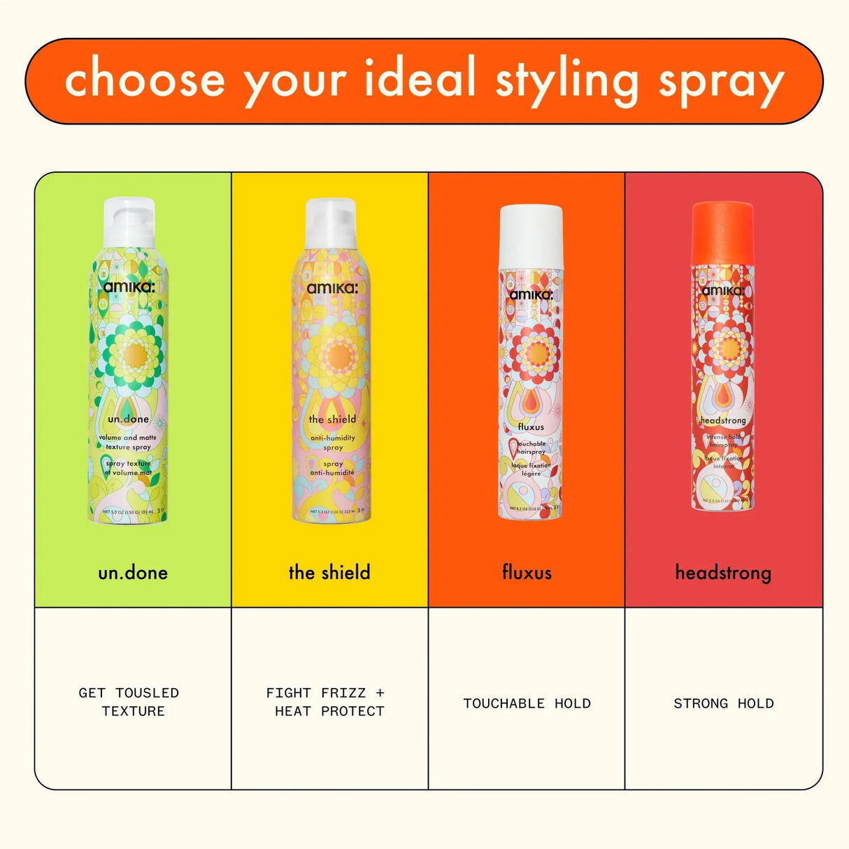 Fluxus Touchable + Flexible Hold Hairspray-Amika