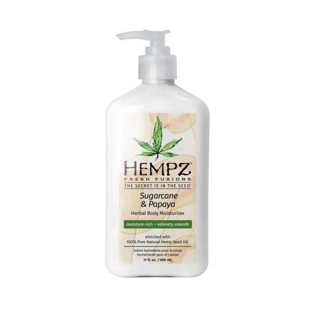 Fresh Fusions Sugarcane & Papaya Herbal Body Moisturizer-Hempz