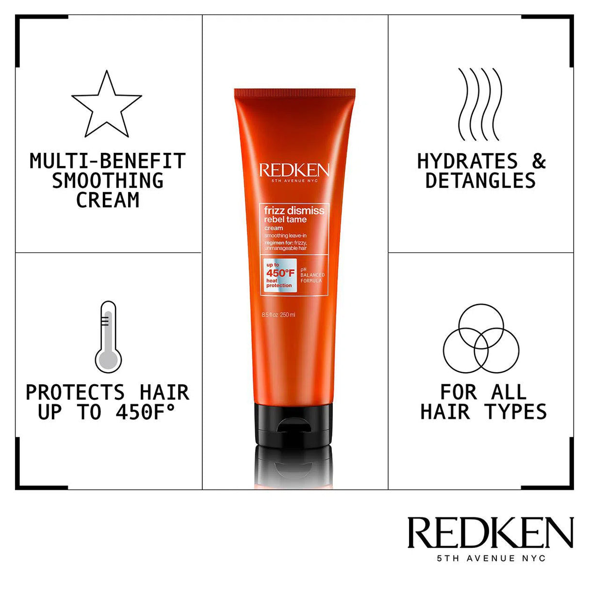 Frizz Dismiss Rebel Tame Leave-In Cream-Redken