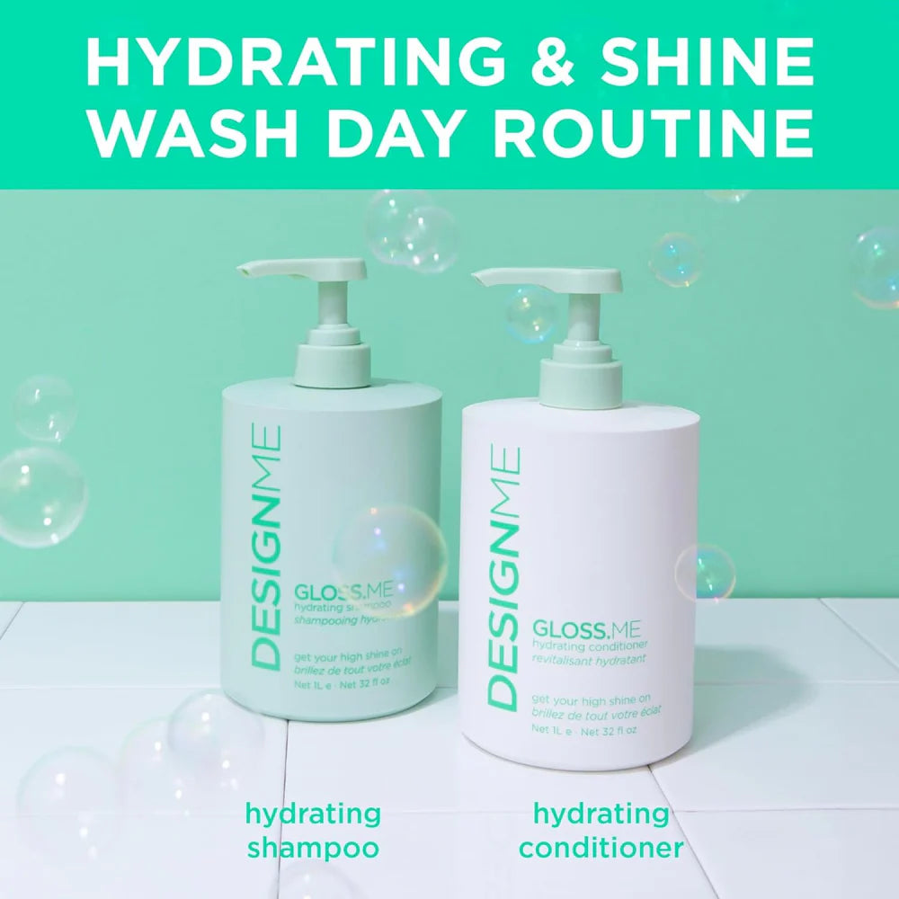 Gloss.Me Hydrating Shampoo + Conditioner 1L Duo-Design.Me
