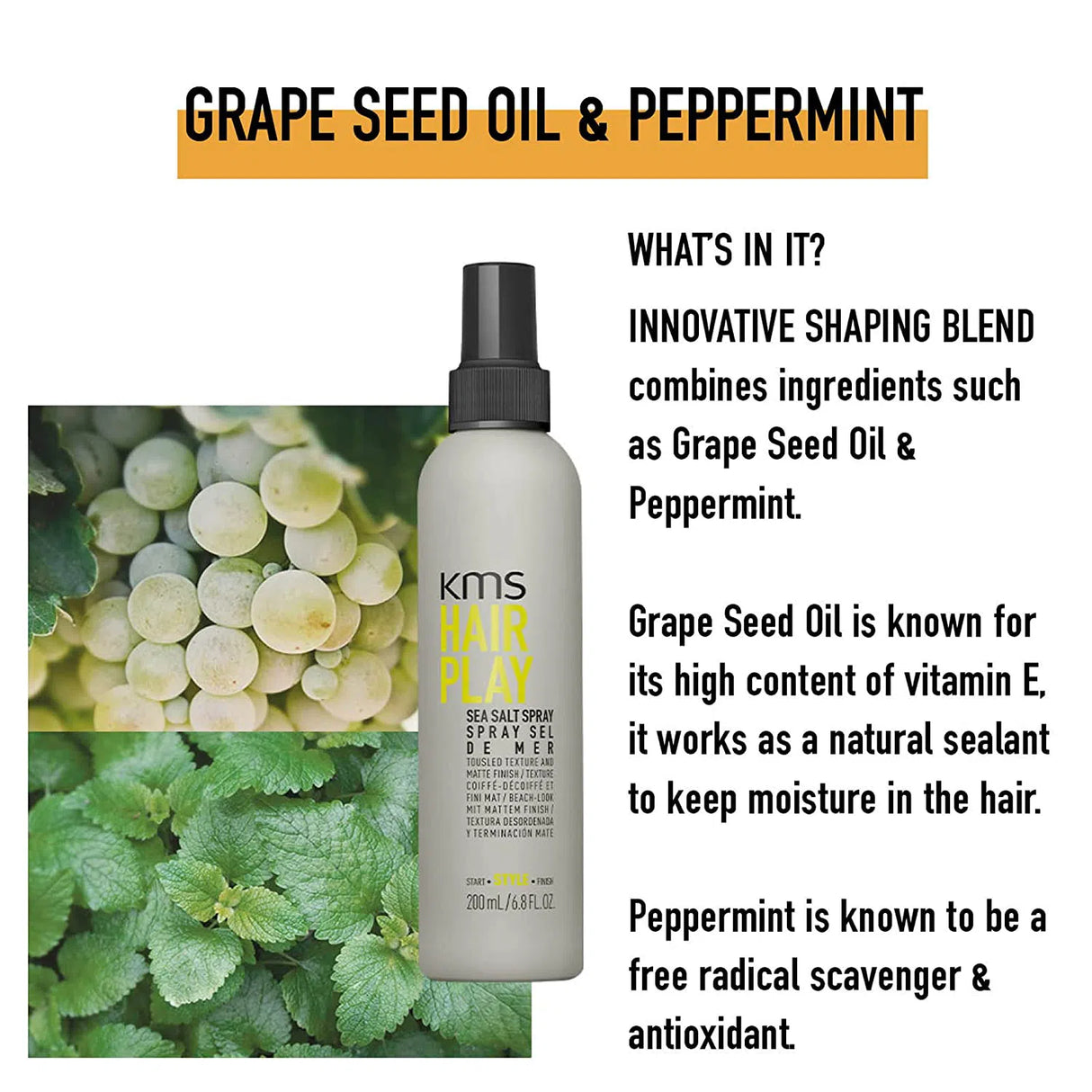 Hairplay Sea Salt Spray-KMS