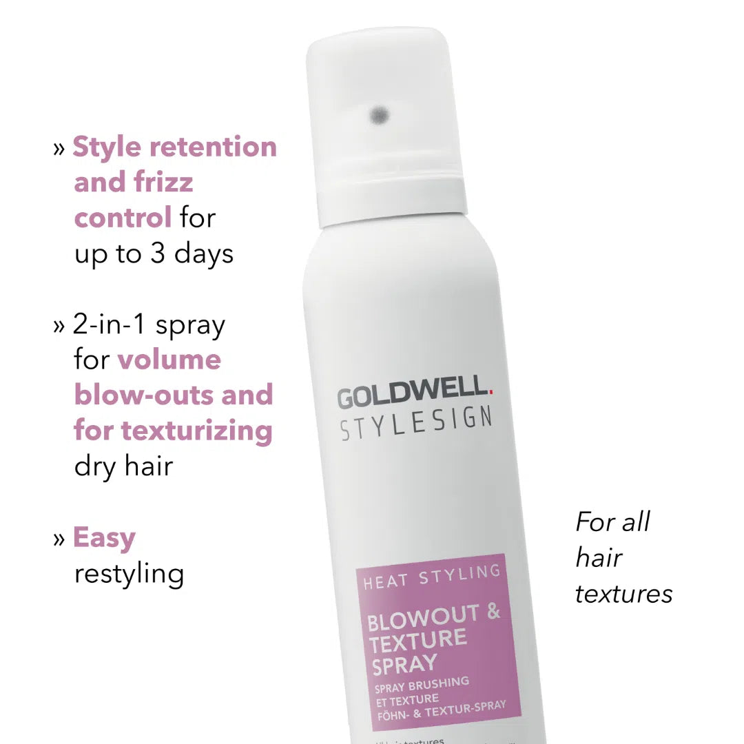 Heat Styling Blowout & Texture Spray-Goldwell