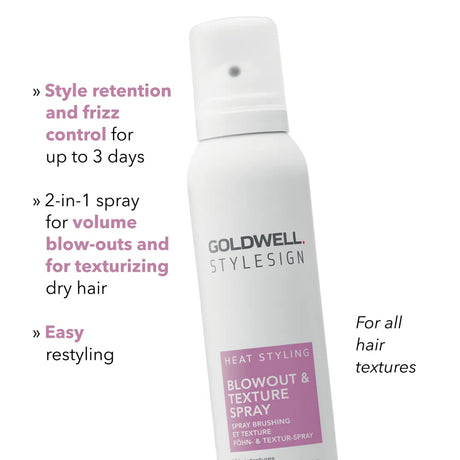 Heat Styling Blowout & Texture Spray-Goldwell