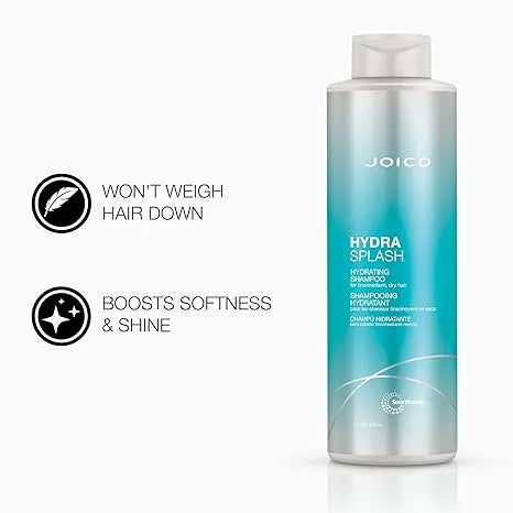 Hydrasplash Hydrating Shampoo + Conditioner 1L Duo-Joico