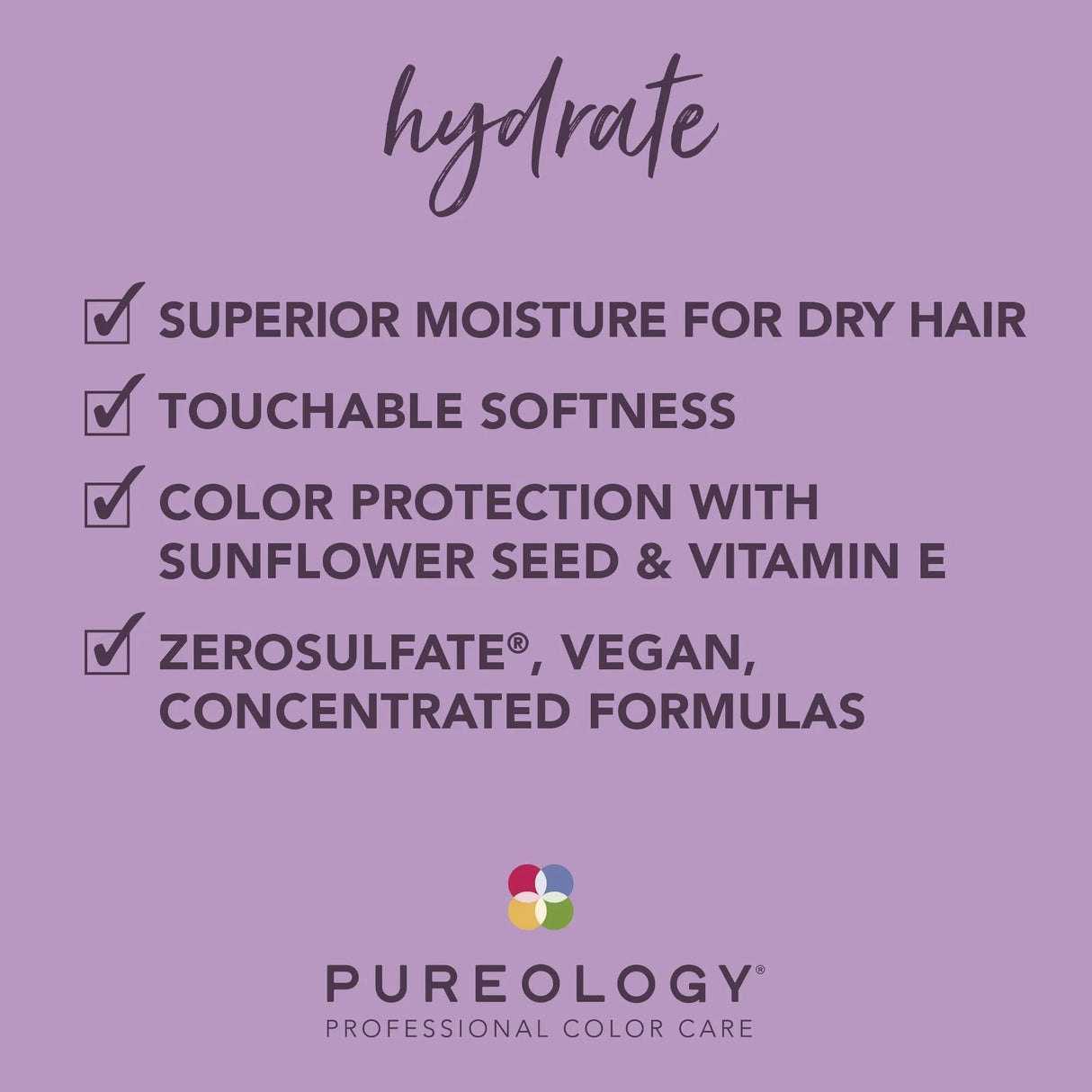 Hydrate Shampoo + Conditioner 1L Duo-Pureology
