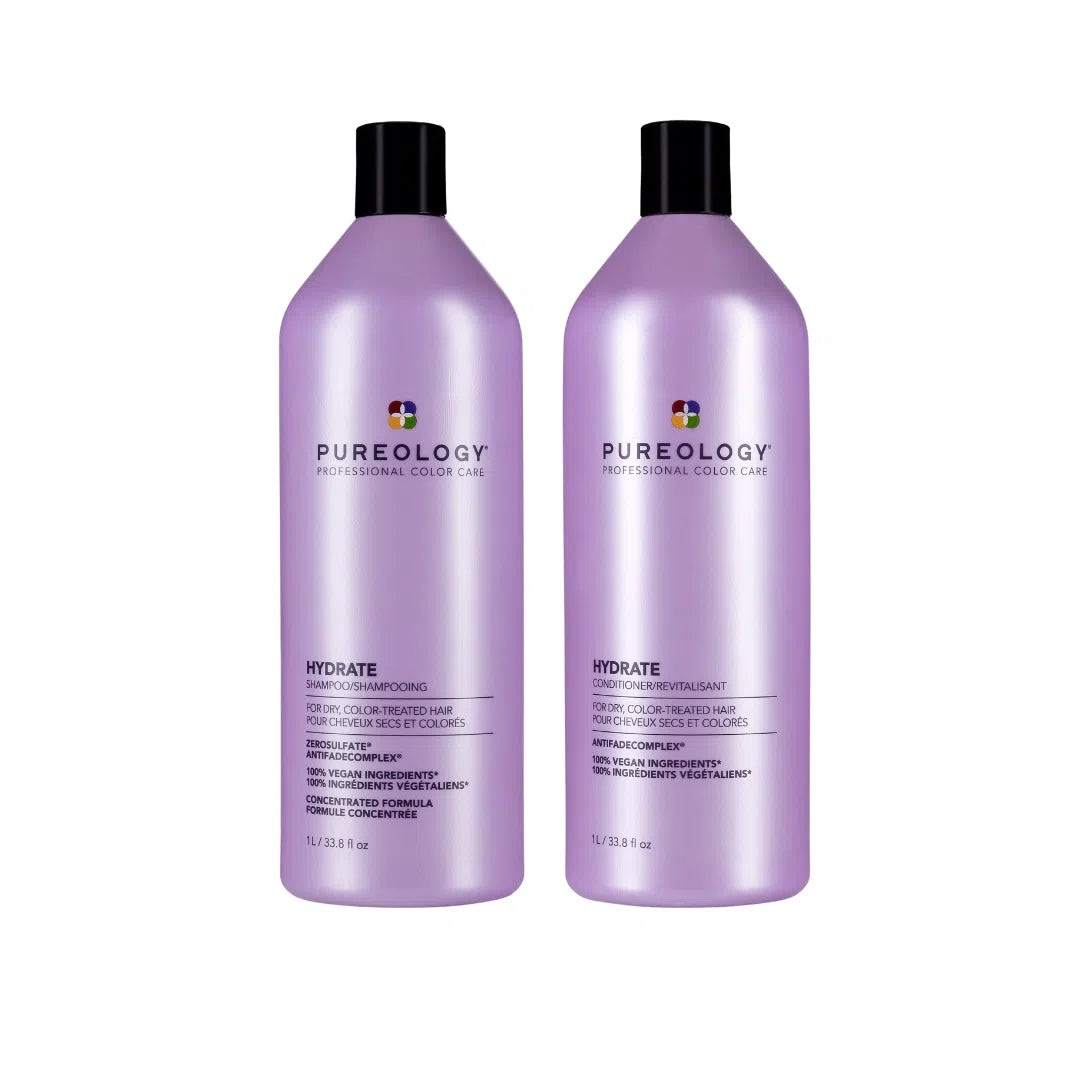 Hydrate Shampoo + Conditioner 1L Duo-Pureology