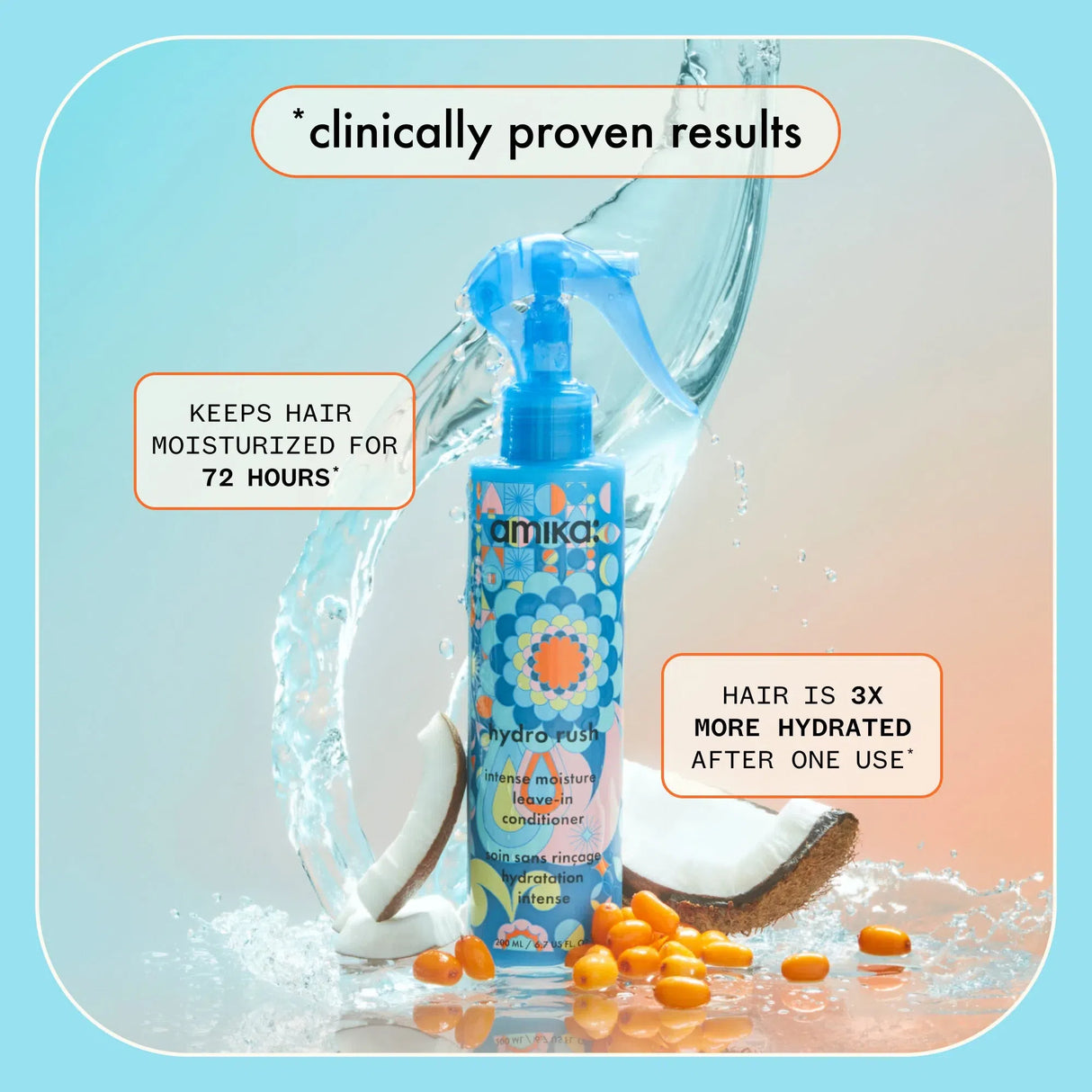 Hydro Rush Leave-In Conditioner-Amika
