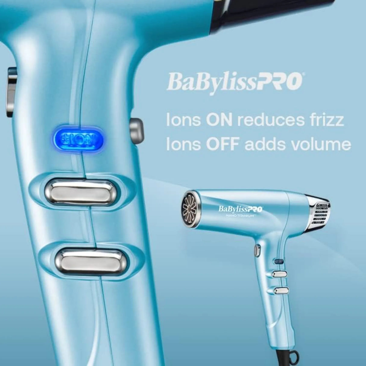 Nano Titanium Dual Ionic High-Speed Hairdryer-BabylissPro