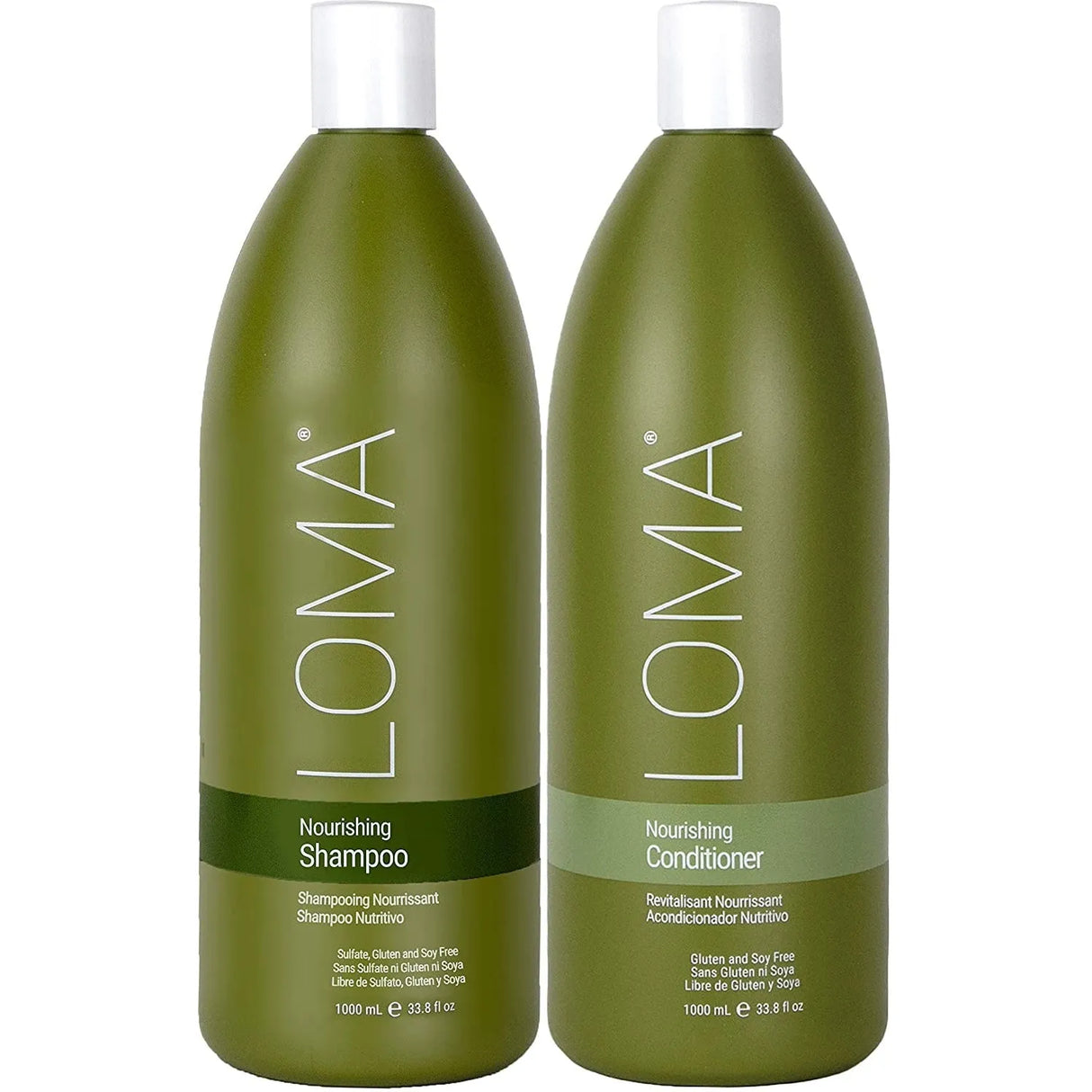 Nourishing Shampoo + Conditioner 1L Duo-LOMA