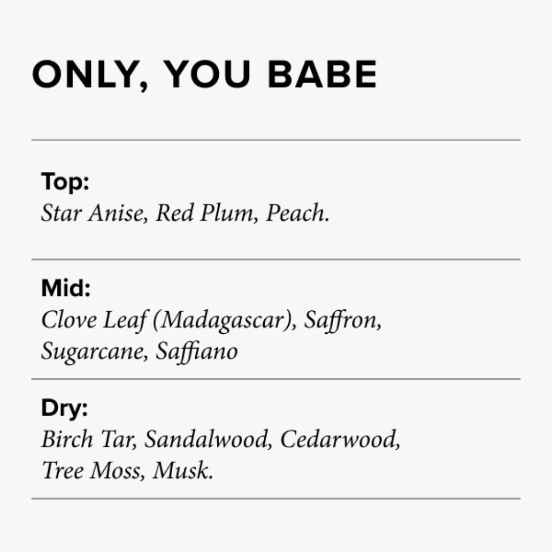 Only You, Babe Fragrance-Blind Barber