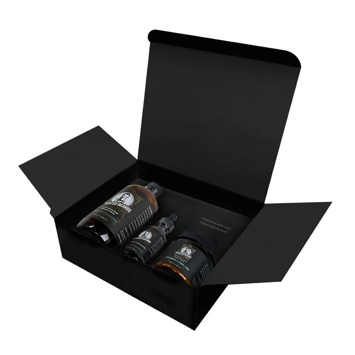 Peppermint Cedarwood Beard Maintenance Kit-Educated Beards