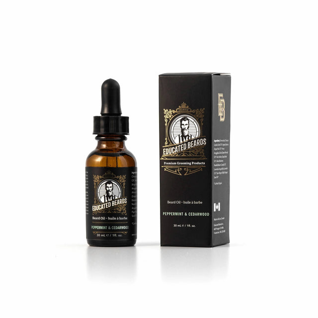 Peppermint Cedarwood Beard Oil-Educated Beards