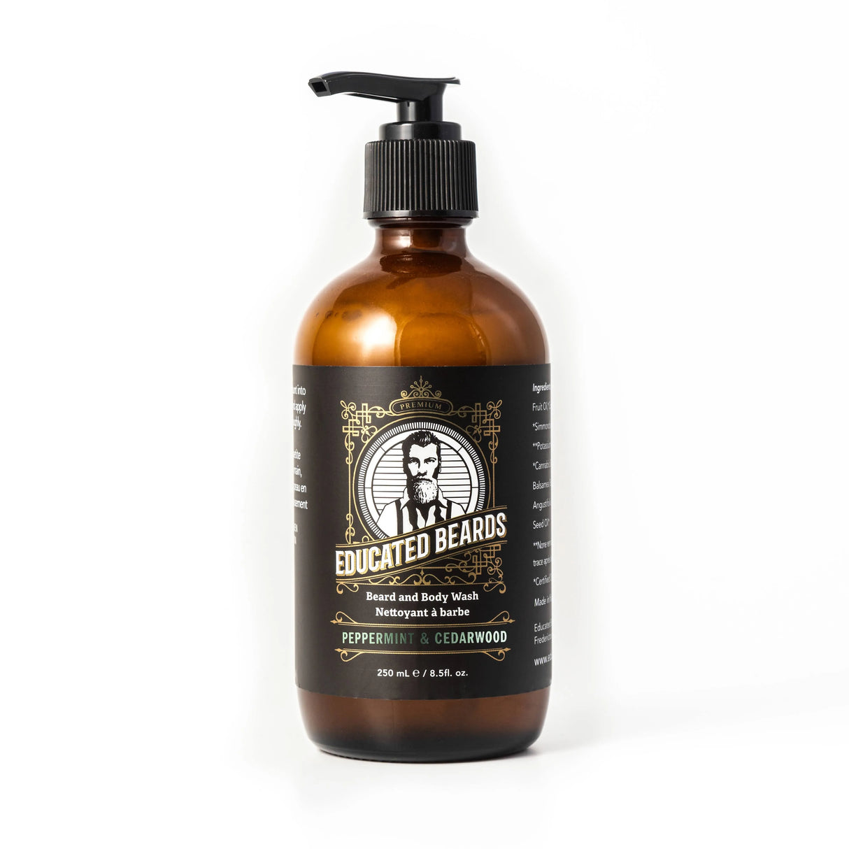 Peppermint Cedarwood Beard Wash-Educated Beards