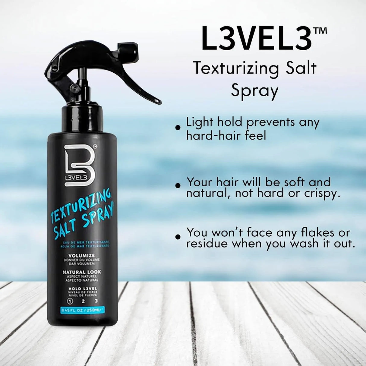 Sea Salt Texturizing Spray-L3VEL3