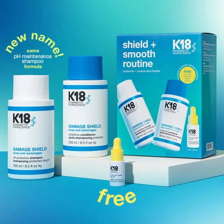 Shield + Smooth Routine-K18 Biomimetic Hairscience