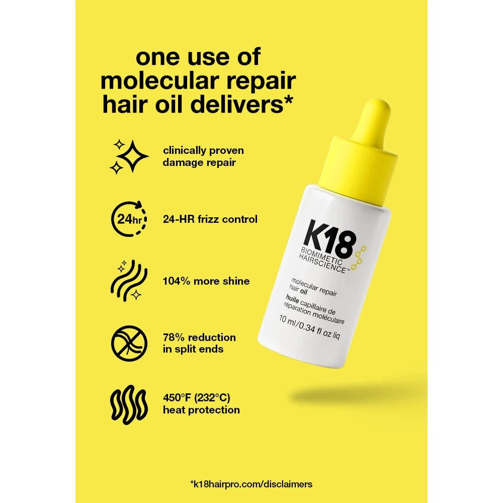 Shield + Smooth Routine-K18 Biomimetic Hairscience