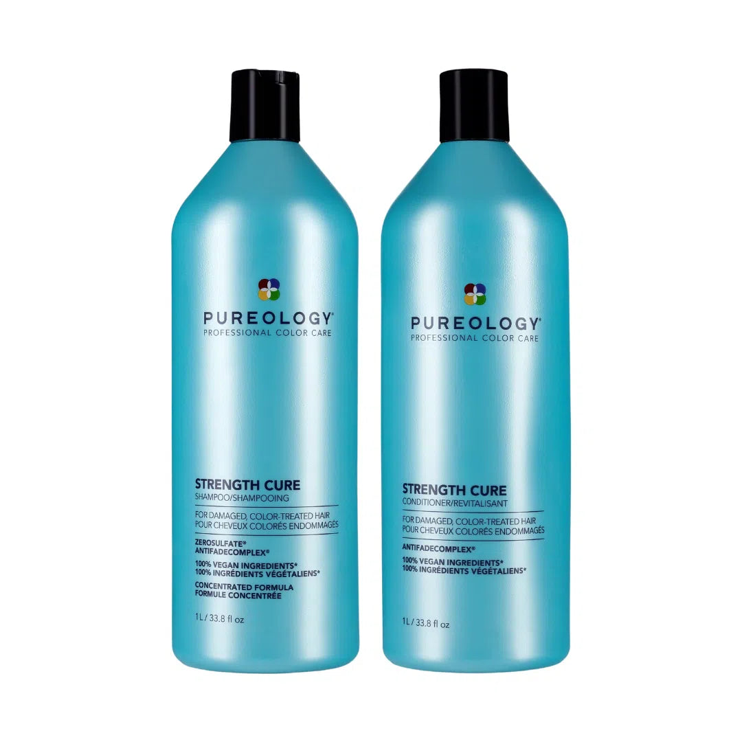 Strength Cure Shampoo & Conditioner Duo 1L-Pureology