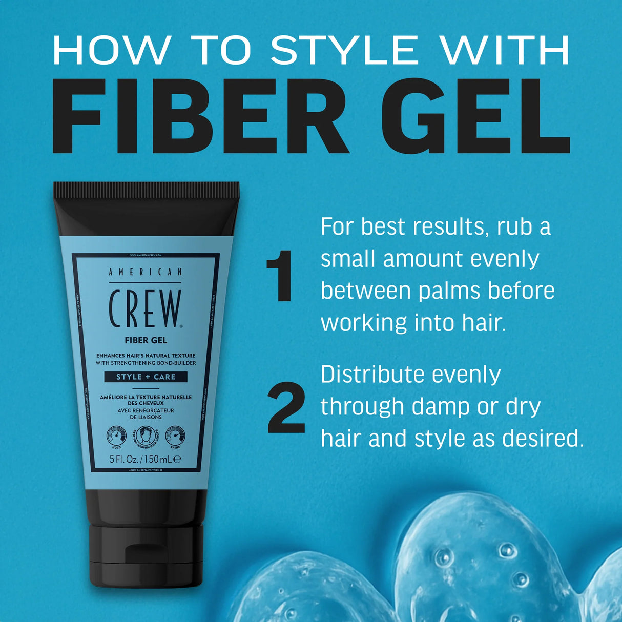 Style + Care Fiber Gel-American Crew