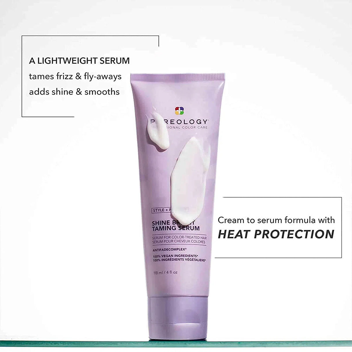 Style + Protect Shine Bright Taming Serum-Pureology