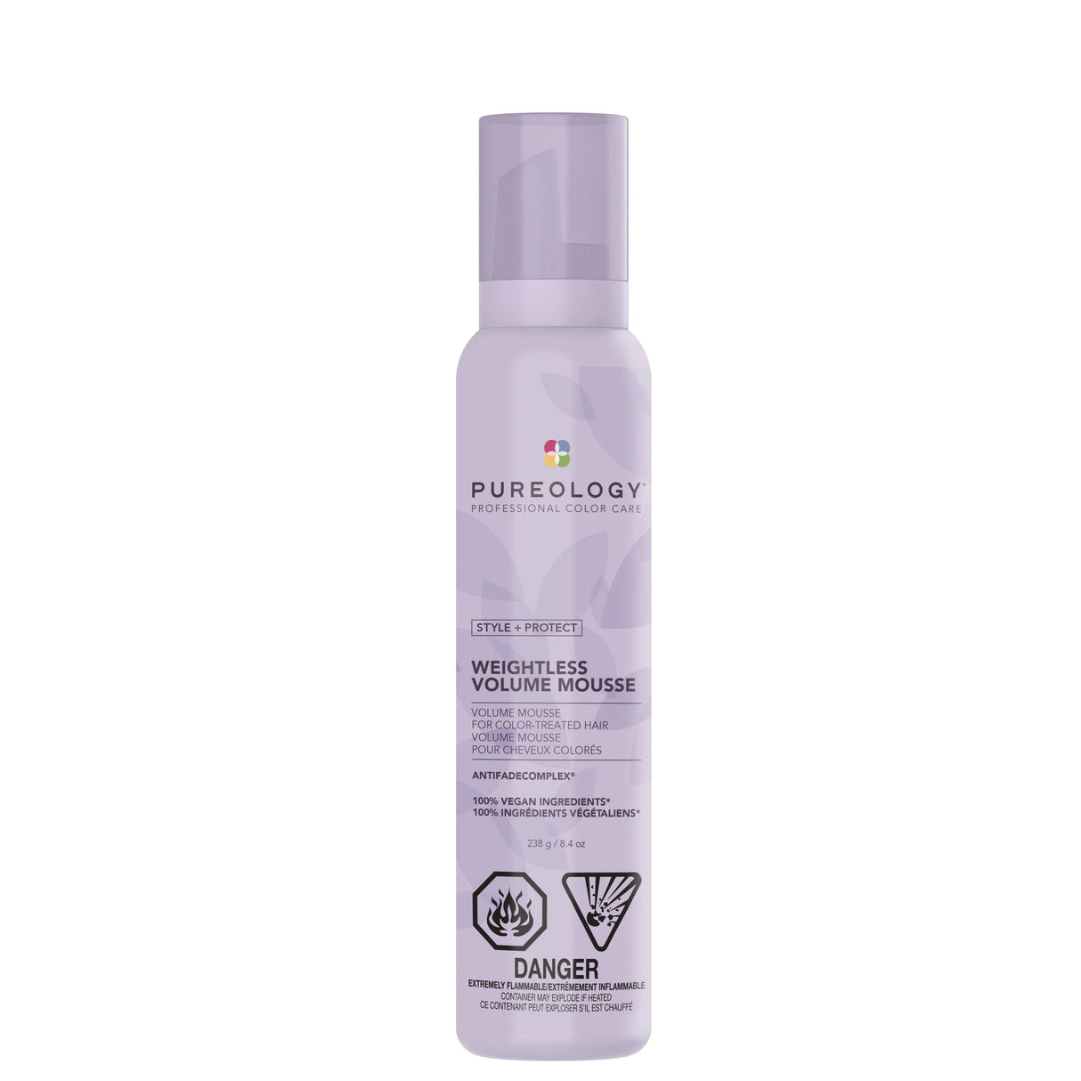 Style + Protect Weightless Volume Mousse-Pureology