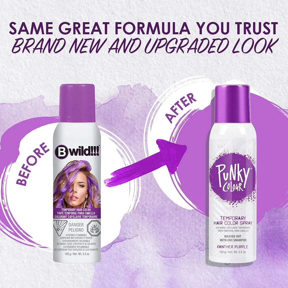 Temporary Color Spray Panther Purple-Punky Colour