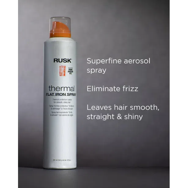 Thermal Flat Iron Spray with Argan Oil-Rusk