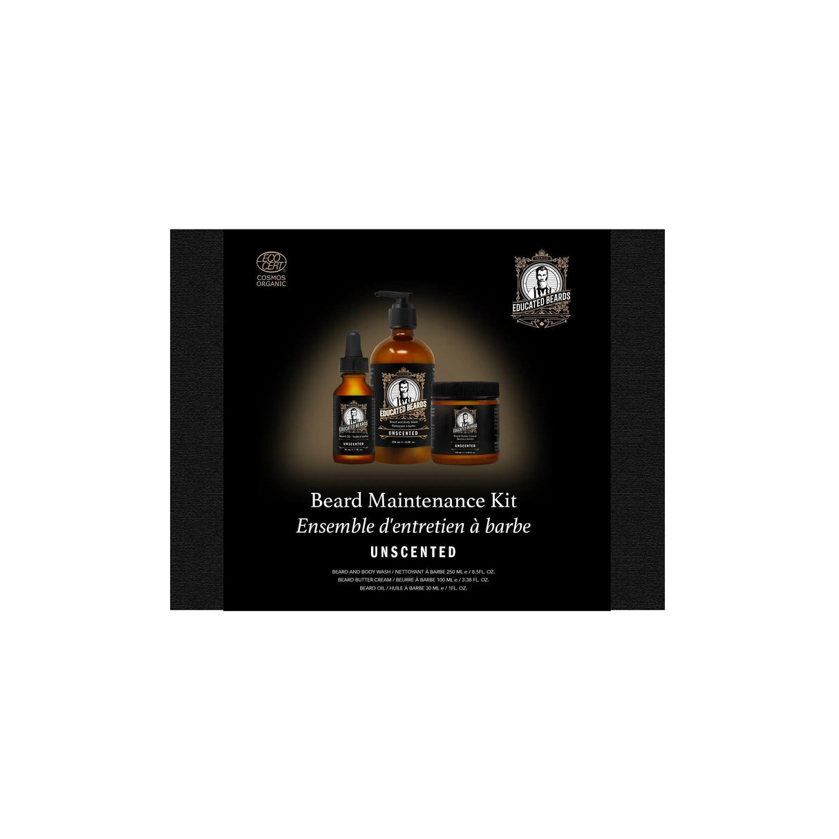 Unscented Beard Maintenance Kit-Educated Beards