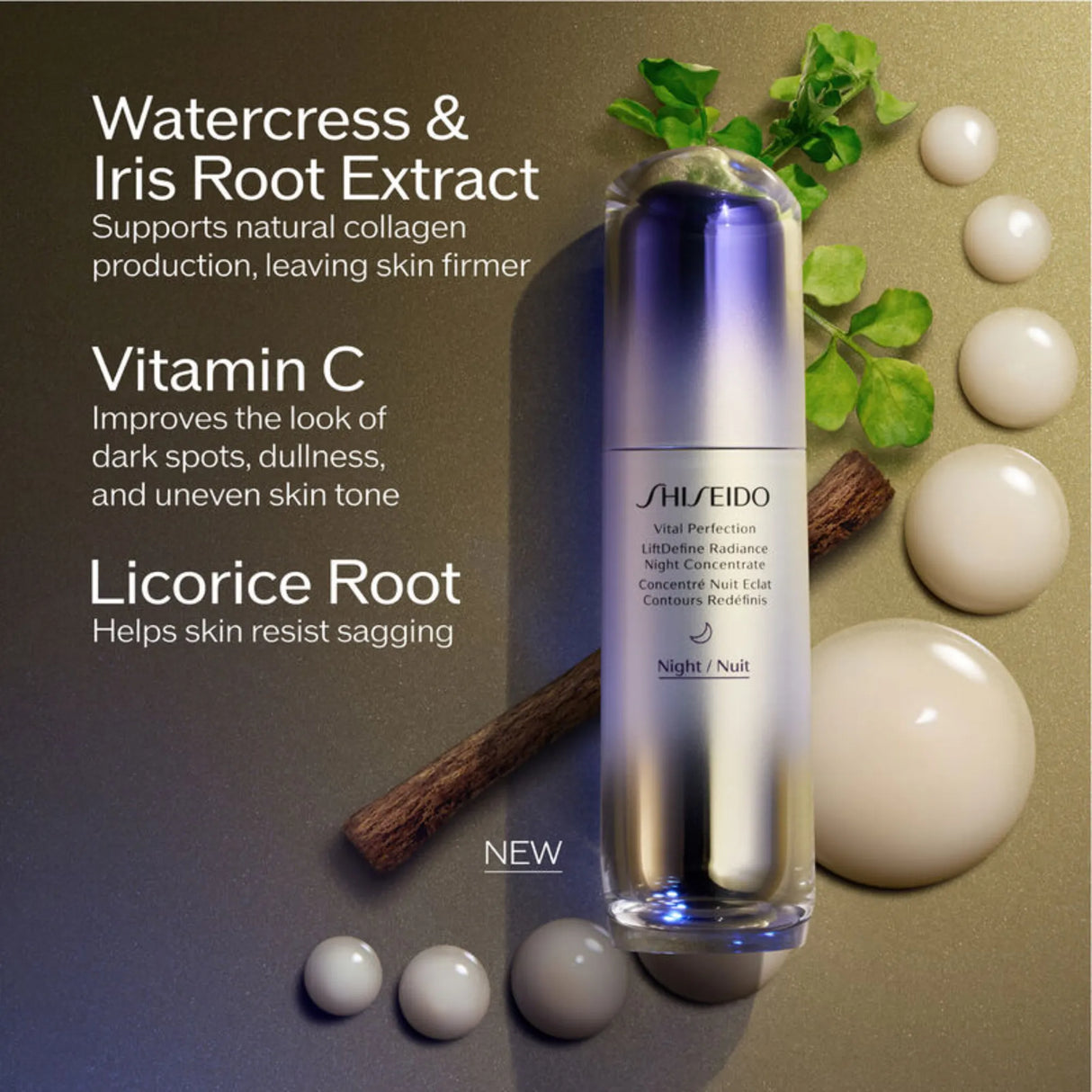 Vital Perfection LiftDefine Radiance Night Concentrate-Shiseido